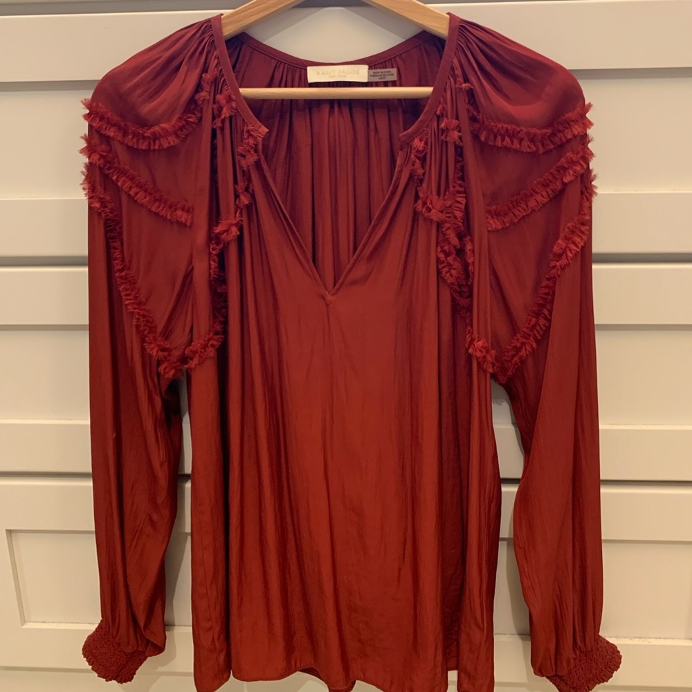 Ramy Brook silk top.